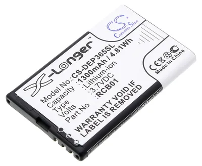 Produktbild von TECHTEK Akku Kompatibel mit [Aligator] C200, für [Skylink] Duos, für [Doro] Primo 365 Ersetzt RCB01