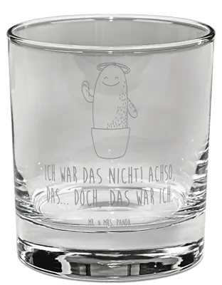 Produktbild von Mr. & Mrs. Panda Tumbler Kaktus Heilig - Transparent - Geschenk, Bruder, Whisky, Rocks Glas, Freundin, Frech, Whiskyglas, Familie, Scotch, Kakteen, Eltern