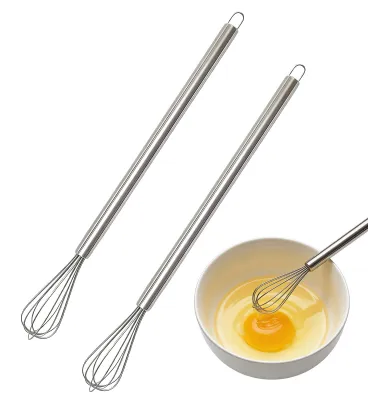 Productafbeelding van Mini-garde - RVS - Voor het opschuimen van melk en mengen - 23 cm - 2 stuks