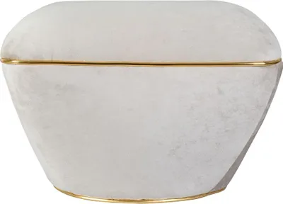 Produktbild von Hocker Contessa 100 Taupe / Gold