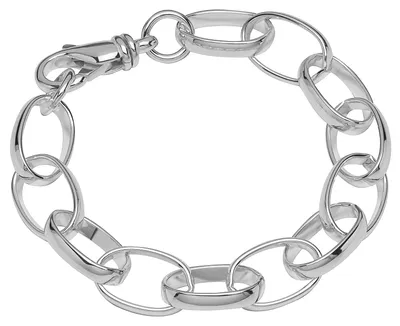 Zdjęcie produktu dla Bransoletka uni  NKlaus, srebro próby 925, owalny łańcuszek typu "erbskette", długość 22 cm