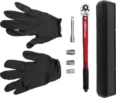 Zdjęcie produktu dla Klucz dynamometryczny 40-200 Nm do naprawy samochodów, napęd 1/2", 455 mm, z nasadką