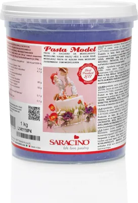Produktbild von Violette Modellierzuckerpaste 1kg - Saracino