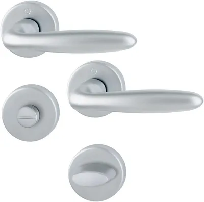Produktbild von HOPPE Rosetten-Garnitur Verona Messing matt verchromt M151/42KV/42KVS - 6440168