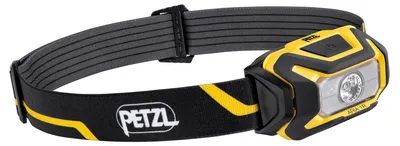 Produktbild von PETZL ARIA 1R, kompakte, langlebige, wasserdichte Stirnlampe mit wiederaufladbar