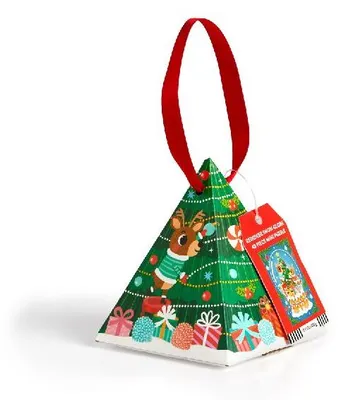 Produktbild von Rentier Schneekugel 48 Teile Mini Puzzle Ornament