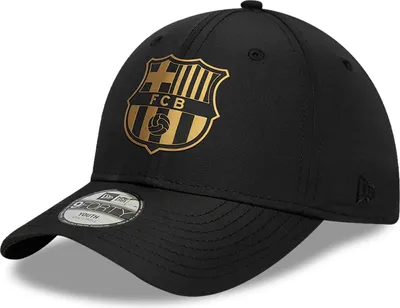 Produktbild von New Era 9Forty Kinder Cap - GOLD FC Barcelona schwarz Child