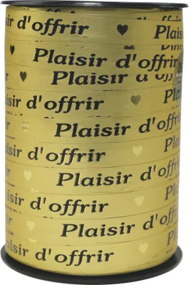 Zdjęcie produktu dla Taśma prezentowa „Plaisir d'offrir” 10 mm x 225 m, srebrna