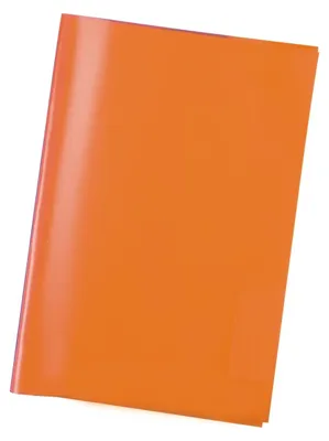 Produktbild von Heftschoner A5 PP transparent/orange Packung mit 25 Stück