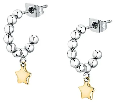 Immagine prodotto di Bellissimi orecchini in acciaio con stelle Talismani SAIX28
