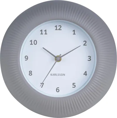 Produktbild von Karlsson - Wanduhr Tender Rib - Warmes Grau - Ø25cm