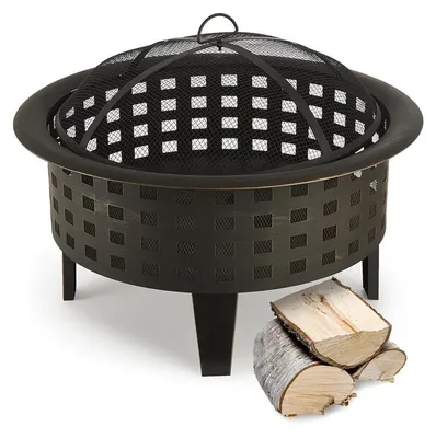 Obrázok produktu pre Blumfeldt Boston - ohnisko, starožitný dizajn, cca 7 kg , grafitová čierna