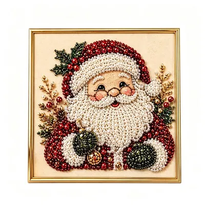 Produktbild von 5D Diamond Painting Set DIY Motiv Weihnachtsmann,30*30cm