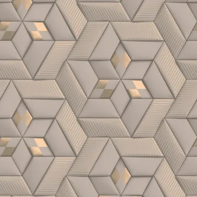 Produktbild von Fototapete 3D M1-No.11575 | Vliestapete Grafik | Grau | Taupe | Wohnzimmer | Schlafzimmer | Küche