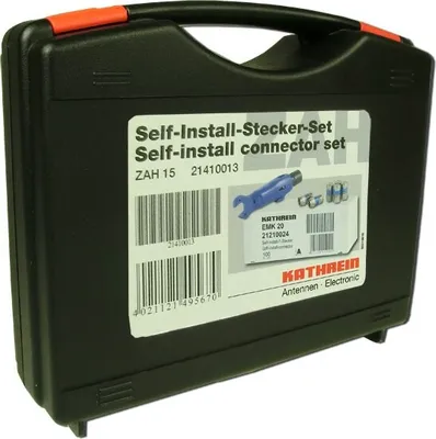 Produktbild von KATHREIN Self-Install-Stecker-Set:PlastikBox 100xEMK20 ZAW 16 ZAH 15
