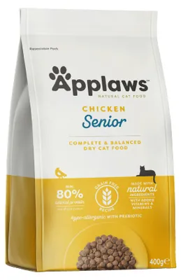 Produktbild von Applaws Katze Trockenfutter Senior, 1er Pack (1 x 400 g)