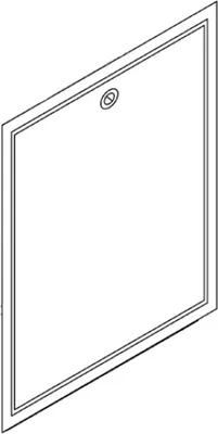Productafbeelding van KE Kelit KM577ES, KELOX FB, metalen afdekking, frame en deur 7-9, 1 stuk.