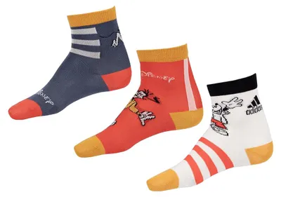 Image de Adidas - Chaussettes courtes pour enfants (lot de 3) PP5631 (31,5 EU - 33 EU) (multicolores)
