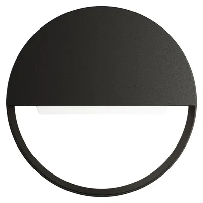 Zdjęcie produktu dla Clos Wall 8 120 LED Kinkiet Zewnętrzny 8W Przełącznik CCT 3000K/4000K/5000K Matowa Czerń - Oświetlenie Stopniowe Beneito & Faure