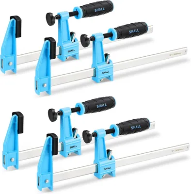 Obrázok produktu pre Truhlárska svorka 12 palcov, 4 kusy, nosnosť 272 kg, pre spracovanie dreva