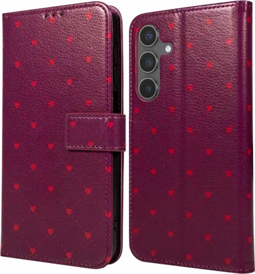 Zdjęcie produktu dla imoshion Design Bookcase dla Samsung Galaxy S25 - Crush Check Coral Dust