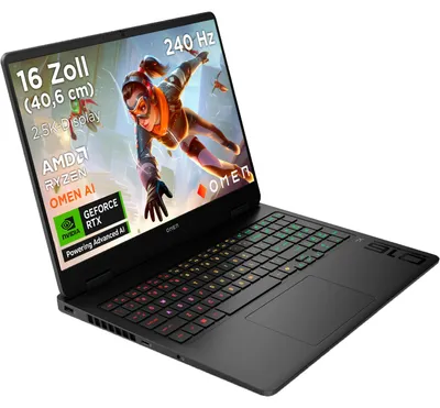 Produktbild von HP OMEN Gaming 16-ap0188ng, AMD Ryzen™ 9, 2,4 GHz, 40,6 cm (16"), 2560 x 1600 Pixel, 32 GB, 1 TB