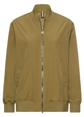 Produktbild von camel active Damen Bomberjacke mit seitlichem Reißverschluss Oliv, womenswear-34