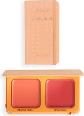 Produktbild von Makeup Revolution X Maffashion Duo Kremowy Róż - Rosa Coral Way 1szt