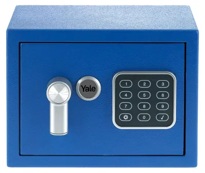 Productafbeelding van Elektronische kluis - Minikluis - Pincode - Blauw - Ysv/170/db2/b