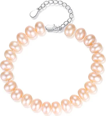 Produktbild von ROUGEMONT Süßwasserperlen Armband  925 Silber Ballerina Bracelet