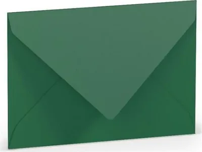 Produktbild von Briefhülle Paperado C7 SF tannengrün RÖSSLER 16400797 81x114mm gerippt