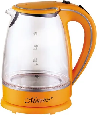 Produktbild von Maestro MR064 elektrischer Wasserkocher 1,7 L 2000 W Orange