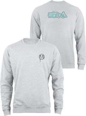 Produktbild von Cotton Prime® Sweatshirt Street Art Seoul - Weltenbummler Kollektion M Grau-Melange