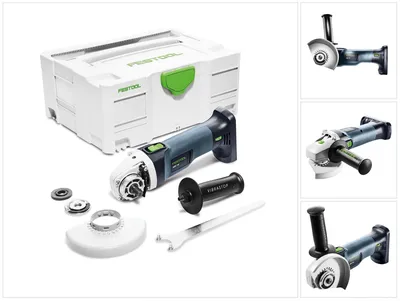 Image de Festool AGC 18-125 Li EB-Basic Meuleuse d'angle sans fil 125mm 18V Brushless ( 575343 ) + Coffret de transport systainer - sans batterie, sans chargeur