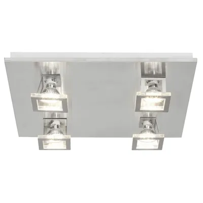 Produktbild von Brilliant LED Deckenleuchte Window Nickel 4 x 3W 1000lm warmweiß 3000K