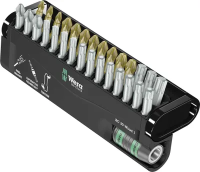 Produktbild von Wera - Bit-Sortiment, Bit-Check 30 Wood 1, 30-teilig; 5057433001