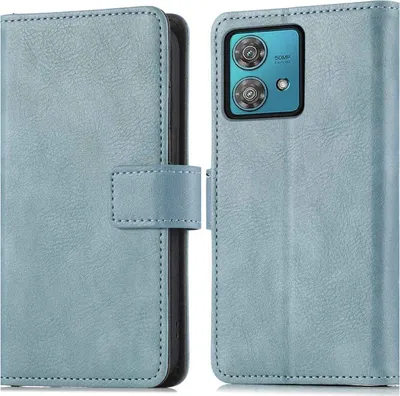 Image de imoshion Luxe Bookcase pour le Motorola Edge 40 Neo - Light Blue
