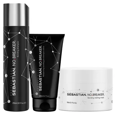 Produktbild von Sebastian Professional - NO.BREAKER: Vor-Shampoo, Shampoo und Haarkur – Vorteilspack