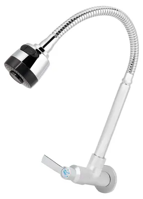 Obrázok produktu pre G1/2" domáca kuchynská batéria na studenú vodu s otočným ramenom o 360° na montáž na stenu