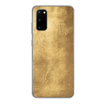 Produktbild von MuchoWow® Handyhülle Schutzhülle Hülle für Samsung Galaxy S20 Licht fällt auf eine goldene Wand Silikon Softcase Handy Hülle - Bild
