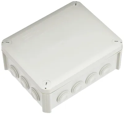 Zdjęcie produktu dla Puszka rozdzielcza kablowa T 160, IP66, wymiary: 190 x 150 x 77 mm, kolor: jasnoszary
