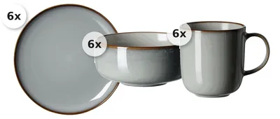 Produktbild von Frühstücksset 18 tlg. Portofino