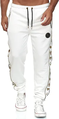 Produktbild von Red Bridge Herren Jogginghose Jogger Hose Sweat-Pants Premium Ecru XL
