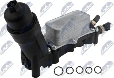 Produktbild von NTY CCL-CH-008 Ölkühler Motoröl für JEEP GRAND CHEROKEE IV (WK, WK2) für CHRYSLER GRAND VOYAGER V (RT) für DODGE Journey MPV