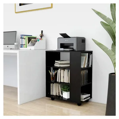 Produktbild von Rollschrank, schwarz, 60 x 35 x 75 cm