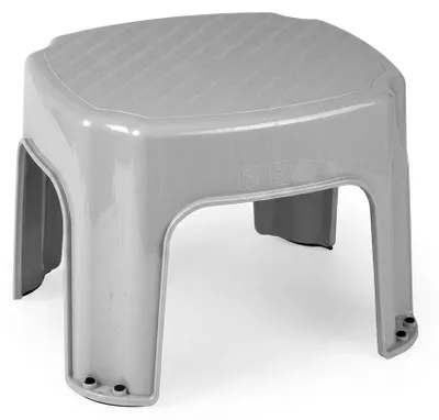 Immagine prodotto di Sgabello Multiuso Moderno Grigio Chiaro Sedia Bassa Arredo Casa 35x30x30cm