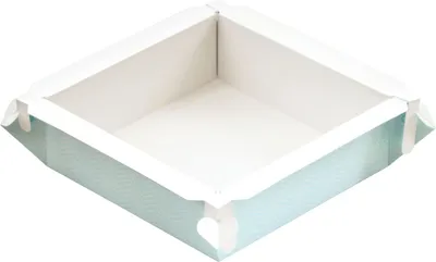 Produktbild von BoxBake Quadratische Einmal Backform ca.25cm Pop-up Cake Tin