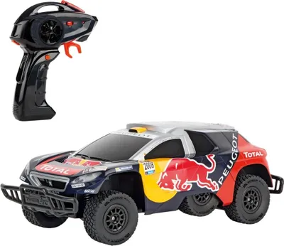 Image de Carrera 2,4GHz Peugeot 2008 DKR 2016 - Red Bull 1:16