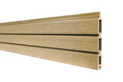 Produktbild von Fiberdeck BOSTON WPC MODERN Zaunprofil Red Cedar