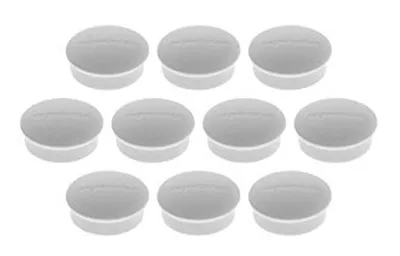 Produktbild von magnetoplan Discofix Rundmagnet "mini" 20 mm grau 10 Magnete
